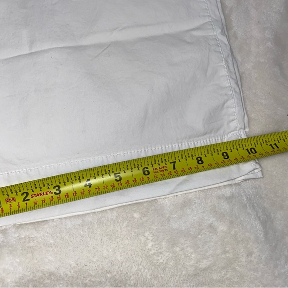 White Lightweight Baggy Cargo Pants - Picture 10 of 10